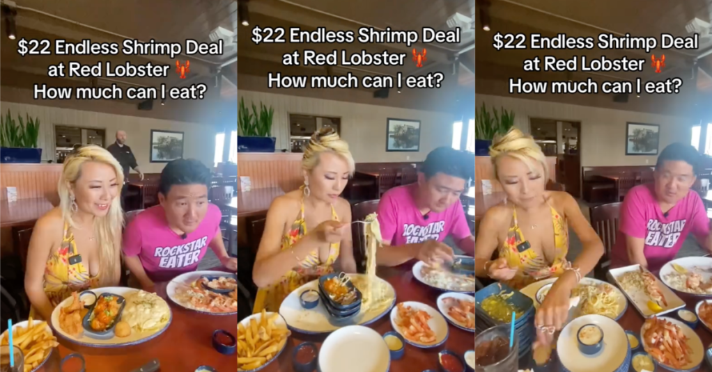 'You're the type of friend I need when going to a buffet.' Customers At Red Lobster Tackled Their "Ultimate Endless Shrimp" Deal And They Crush It