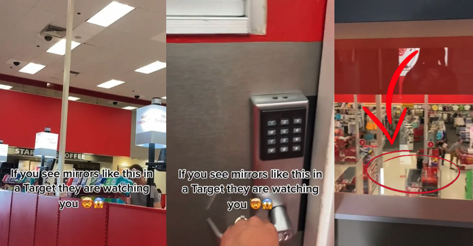 'If you see mirrors like this...' Target Employee Exposes How They Know When Someone’s Stealing At Self-Checkout