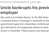 ‘Patients quickly moved with him to the new practice.’ Their Uncle Was Mistreated By His Employer Because Of His Nationality, So He Bankrupted Them