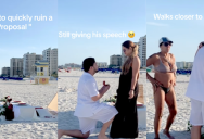 ‘It kept getting worse!’ A Stranger Cluelessly Ruined A Couple’s Marriage Proposal And People Are Not Having It