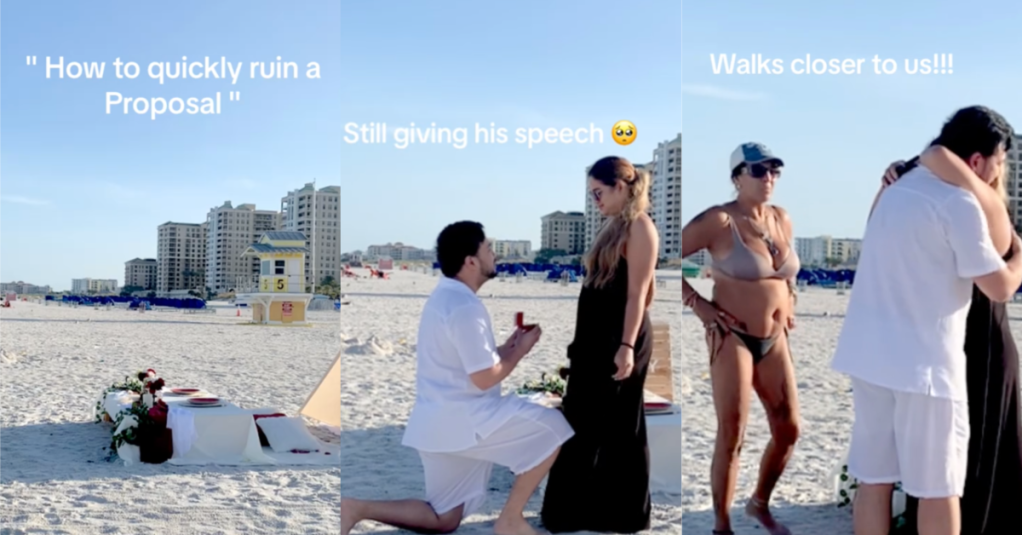 'It kept getting worse!' A Stranger Cluelessly Ruined A Couple's Marriage Proposal And People Are Not Having It