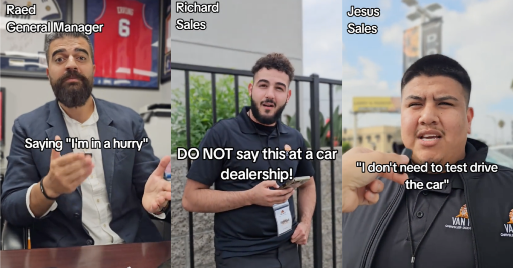 'Never say I’m just shopping around.' Car Salesmen Warns About What You Should Never Say at a Dealership