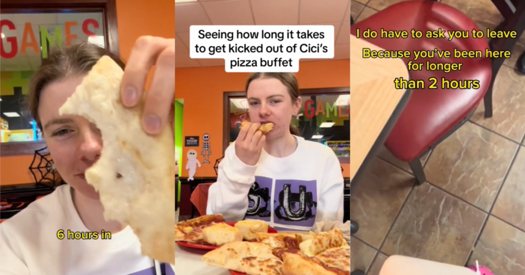 'They just made a new rule.' Woman Enjoyed a $9 Buffet At Cici’s Pizza For 8 Hours