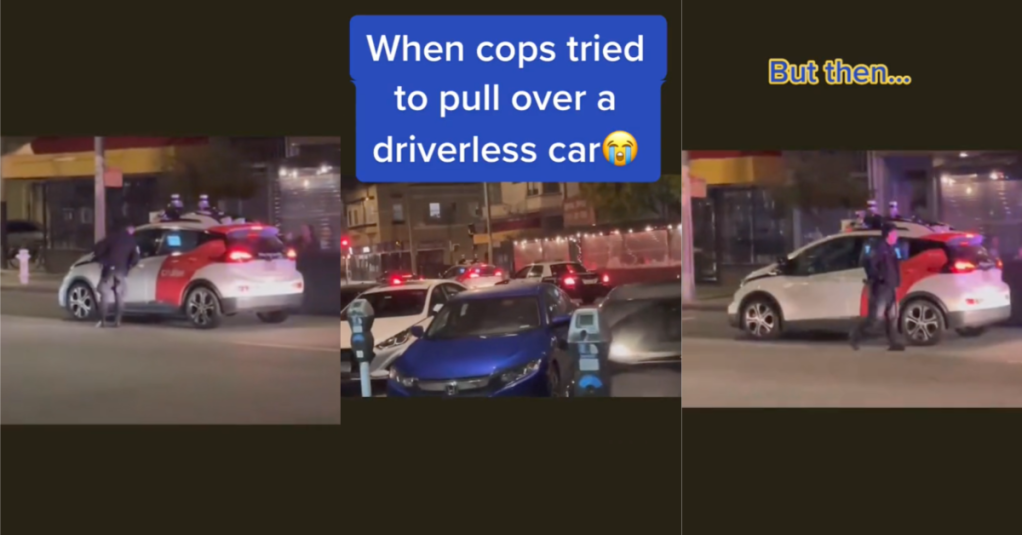 'Imagine if it was hauling passengers.' Cops Pulled Over A Driverless Car And They Didn't Know What To Do With It