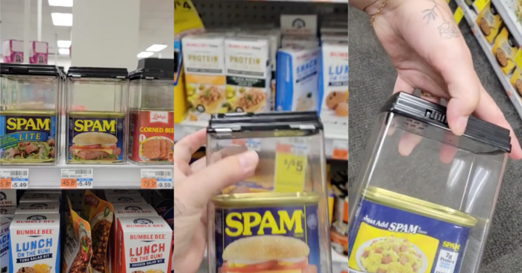 'Instead of bringing the price down a bit.' A Shopper Showed That Spam Was Being Locked In A Box At CVS