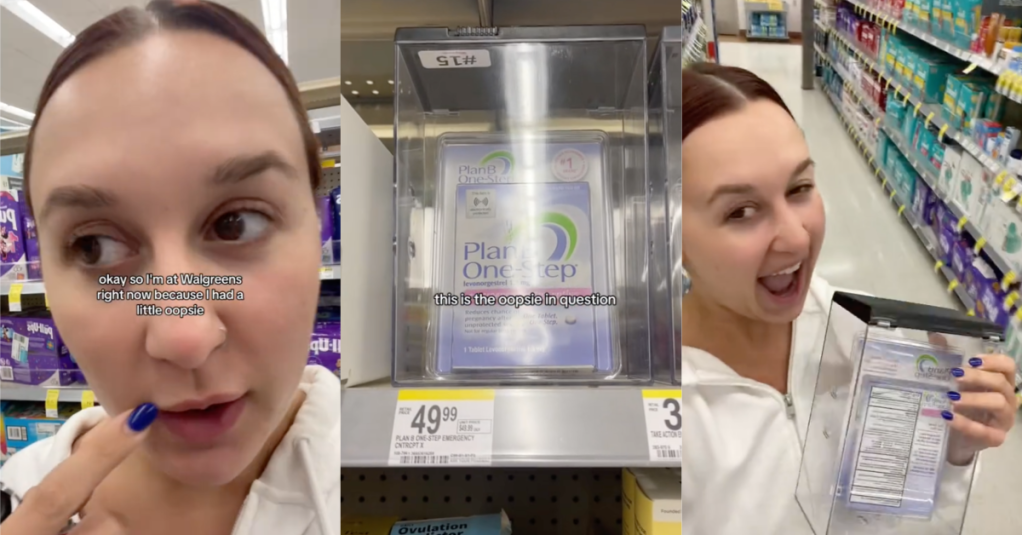 'I have to carry this around the store?' Woman Puts Walgreens On Blast Because Plan B Is Locked Up In Their Store