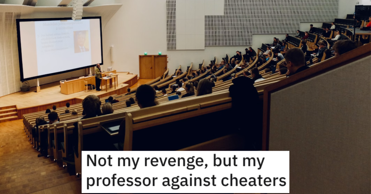 ‘Out of 99 exams, 14 of them fell for the trap.’ A Professor Got Sneaky(01)