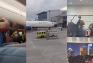 ‘She hit the overhead compartment and cracked it.’ Video Shows The Aftermath Of Turbulence That Severely Injured Plane Passengers