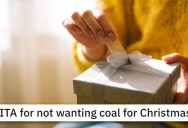 ‘Every single one turned out to be coal.’ Woman’ First Christmas With Her Partner Is Miserable Because The Family Turned It Into A Big Joke