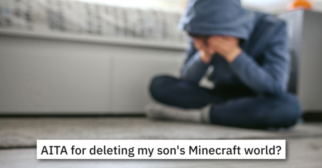 Dad Deletes Favorite Minecraft World And Doesn't Understand Why His Son Is So Upset