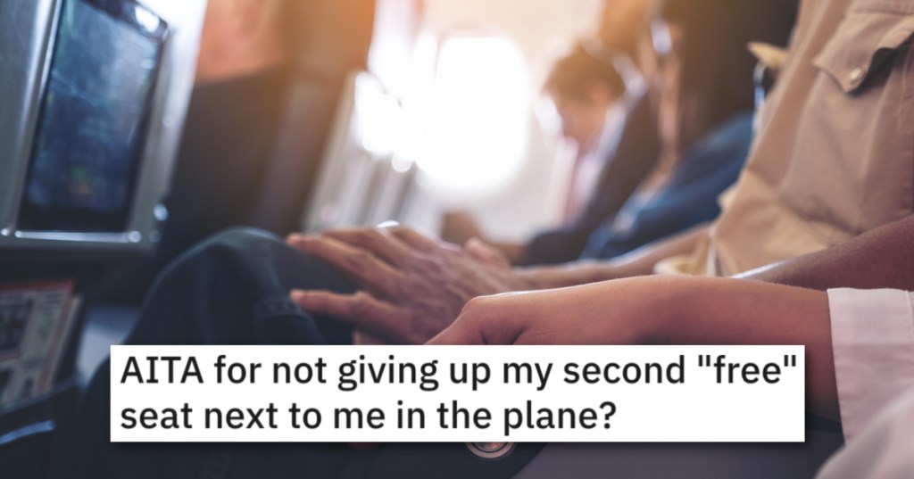 Woman Insists Another Passenger Leave Her Second Seat Because She Paid For The Room