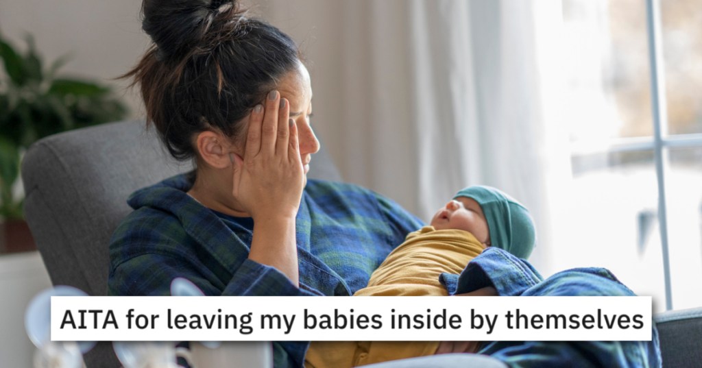 Mother Of Triplets Is Berated By Her Husband For Taking A Moment For Herself While The Babies Were Crying. - 'He thinks that I was being super neglectful.'