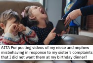 Woman Put Her Young Niece And Nephew On Blast To Prove They Didn’t Belong At Her Birthday Dinner