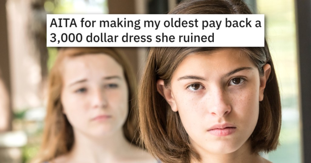 Teenager Ruined Her Stepsister's Quinceanera Dress, So Parents Made Her Pay $3,000. - 'She scribbled sharpie all of the expensive dress.'