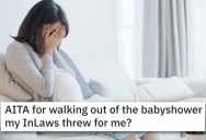 Woman’s In-Laws Insist On Pretending Her Baby Is A Boy, So She Ruins The Baby Shower They Threw For Her