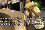 Server Calls Guy “Broke” For No Tip. He Gets Revenge By Tipping Kitchen Staff Instead.