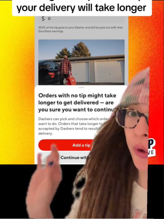 Dash3 DoorDash Now Warns People Who Dont Tip They May Be Waiting a Long Time for Food