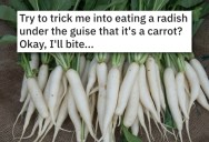 His Mother-In-Law Tried To Turn His Disgust For Radishes Into A Joke, But He Turned The Tables And Pranked Her. – ‘It is now I who am laughing.’