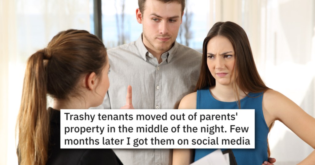 Horrible Tenants Sneak Out In The Middle Of The Night, But Landlord Saw Them Post On Instagram Weeks Later And Gets Revenge