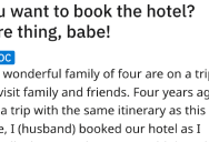 ‘I see a look of confusion slowly wash over her face.’ Couple Got A Good Laugh Over Booking Their Family In A “Shady” Hotel