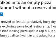 Empty Restaurant Insists They’re Full With Online Reservations, So Customer Books Online And Walks Right In