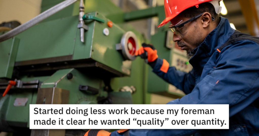 'Sorry boss. I was trying to work on my pass rate.' Boss Thinks He Wants Quality Over Quantity Until Employee's Output Drops