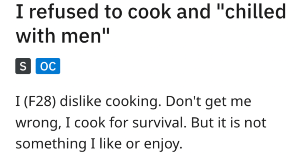 'Marrying a woman like me has ruined his manhood.' She Hates To Cook, So Her Mother And Sister-In-Law Put Her On Blast