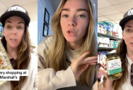 Woman Posts That She Buys Her Groceries At Marshalls And Some People Aren’t Happy About It