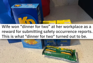 This Woman Won “Dinner For Two” And Received A Box Of Macaroni And Cheese
