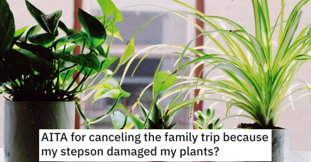 Teen Pulls A Prank And Gets Scolded, Then Damages The Family's Plants To Get Revenge. So Dad Cancels The Family Vacation.