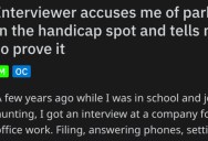 ‘His face went from smug arrogance to pikachu real quick.’ Interviewer Accuses Potential Employee Of Parking In A Handicapped Spot, And Is Proven Wrong Immediately