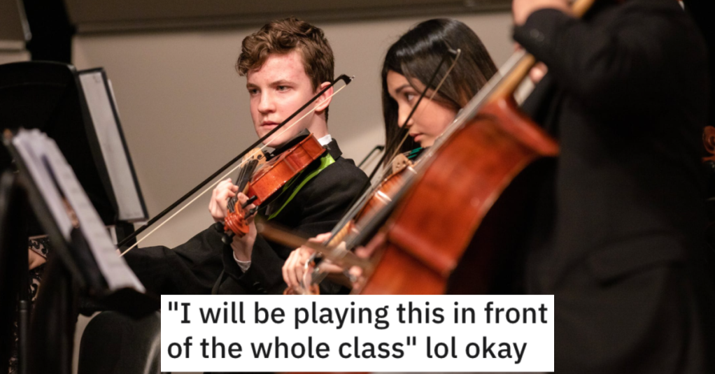 A Music Teacher Threatened To Play Their Work In Front Of The Class So Their Student Wrote A Piece They Couldn’t Play