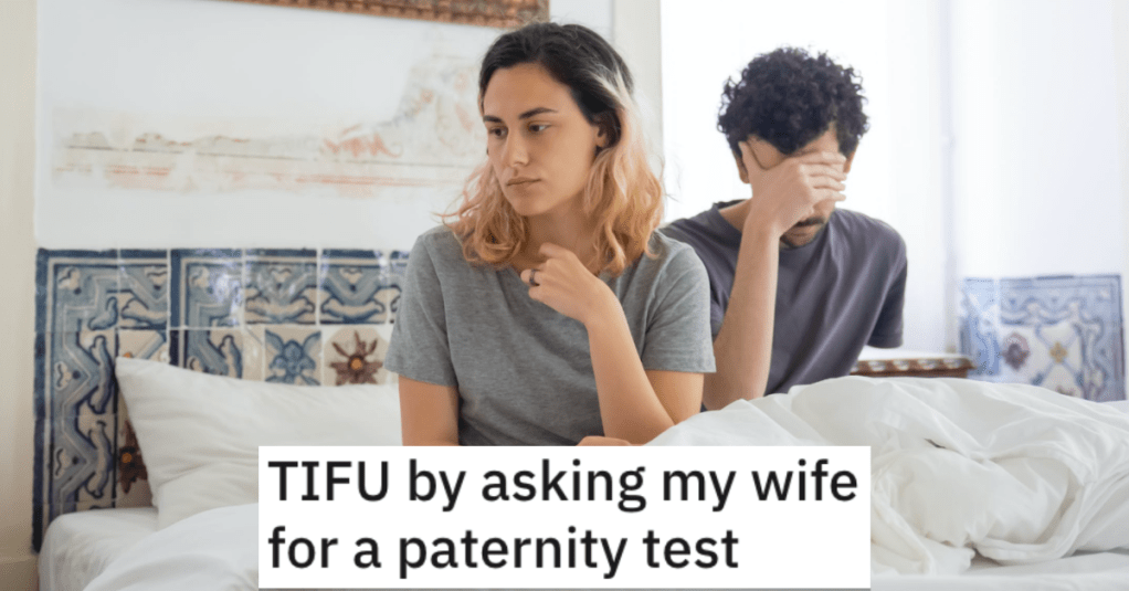 His Wife Left Him After He Insisted She Take A Paternity Test For Their New Baby. - 'On the bed she left the paternity results.'