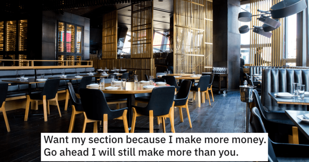 An Unprepared Co-Worker Wanted The Busy Section of The Restaurant, So This Waitress Gave Them Exactly What They Asked For