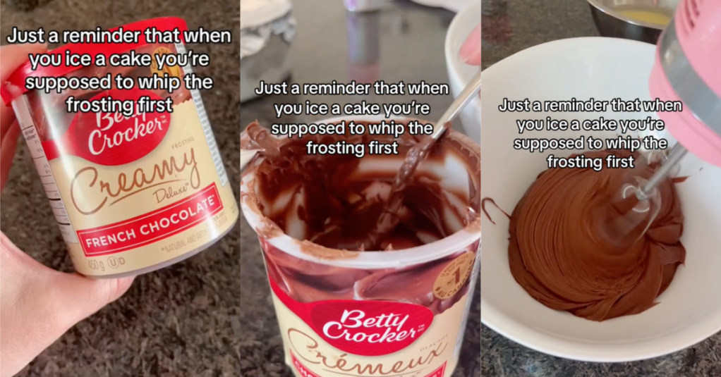 You're Using Cake Frosting The Wrong Way. Here's An Easy Hack To Make It Double Its Volume.