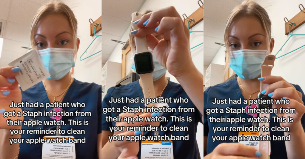 Nurse Warns That You Can Get A Staph Infection From Your Apple Watch