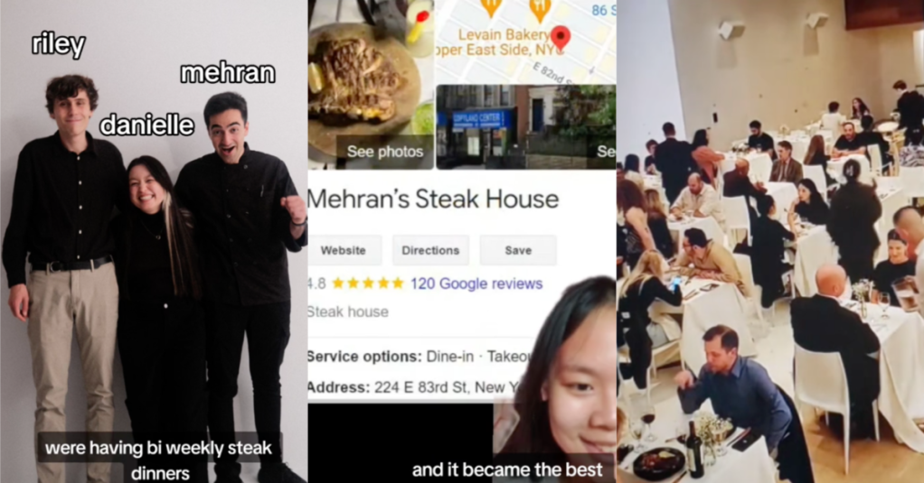 Woman Reveals New York's Most Exclusive Restaurant "Mehran's Steak House" Was Actually An Elaborate Prank Her Friends Created