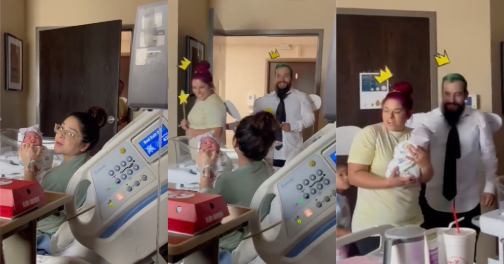 'That baby is gonna be so loved!' Newborn’s Godparents Showed Up To the Hospital In Cosplay And People Loved It