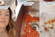 ‘I’m never going to eat again.’ A Woman Found Something Weird In Her Bottle Of Heinz Ketchup And People Have Questions