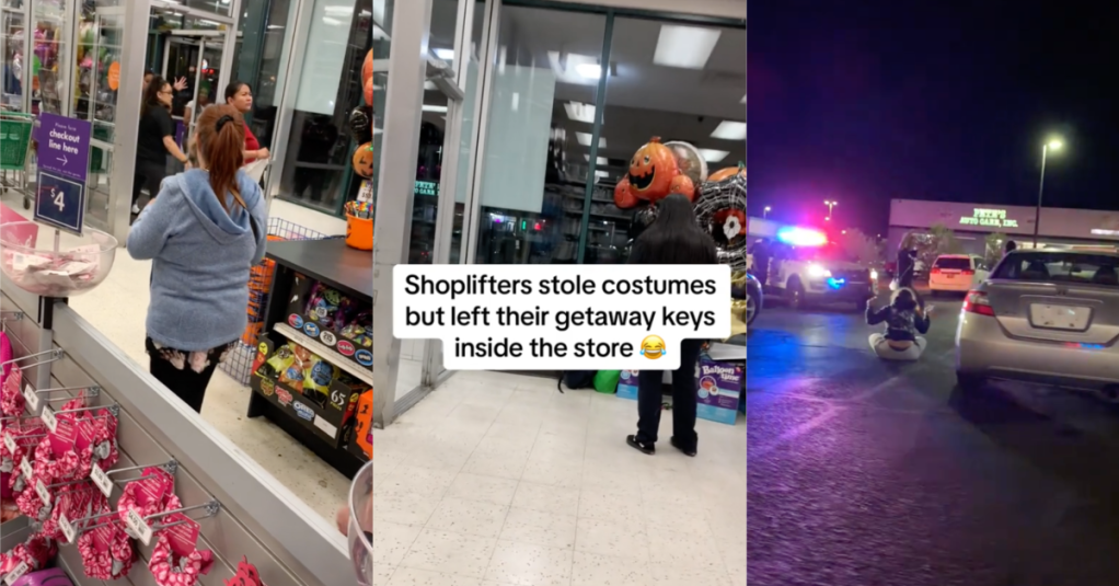 'Bring my stuff back!' - Women Forget Their Keys In A Party City Store After They Shoplifted