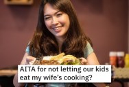 Concerned Dad Finds The Family Dinner Was Undercooked So He Throws It Out. Now His Wife Is Taking It Personally.