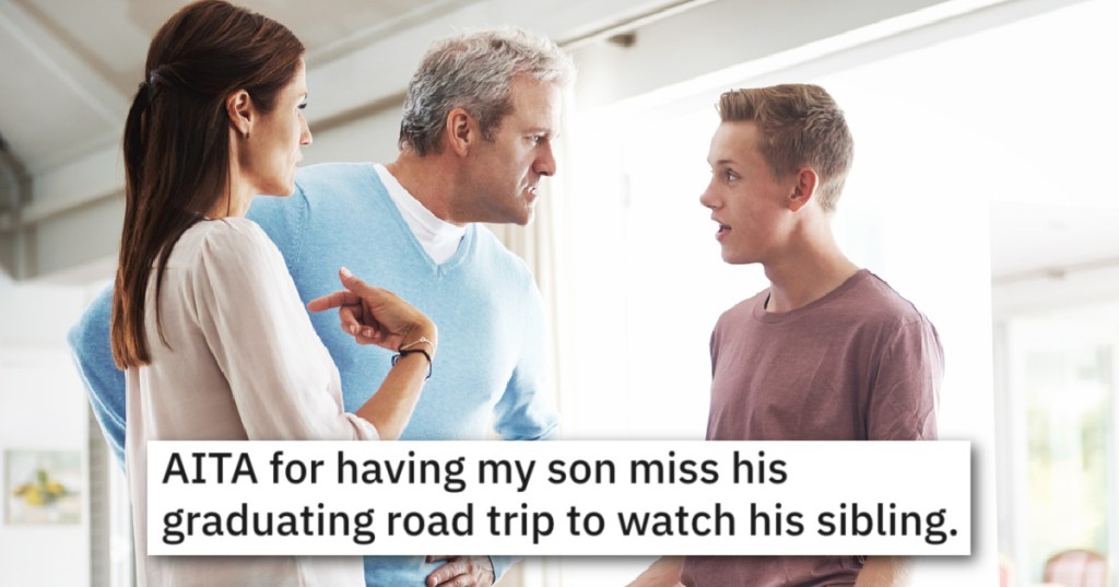 Parents Force Their Teenage Son To Babysit His Siblings, And He's Livid He Missed A Once-In-A-Lifetime Trip With His Friends.