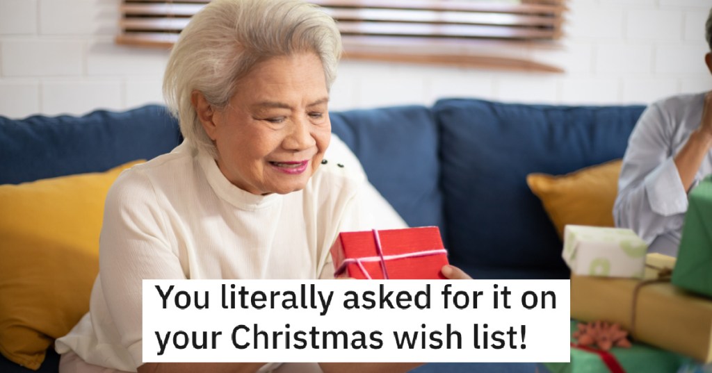 Mom Makes A Vague Christmas List And Asks For "Stuff," So Son Maliciously Complies And Makes The Whole Family Laugh