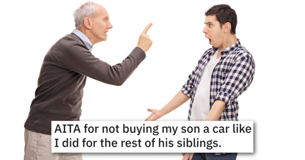 Dad Refused To Buy A Car For His Youngest Kid Because He's Already Paid For His College. - 'My other kids don’t know why he ended up so entitled.'