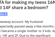 Widow Can’t Afford More Than A 1-Bedroom Apartment For Her 3 Kids, But Her Teenagers Don’t Want To Share A Bedroom