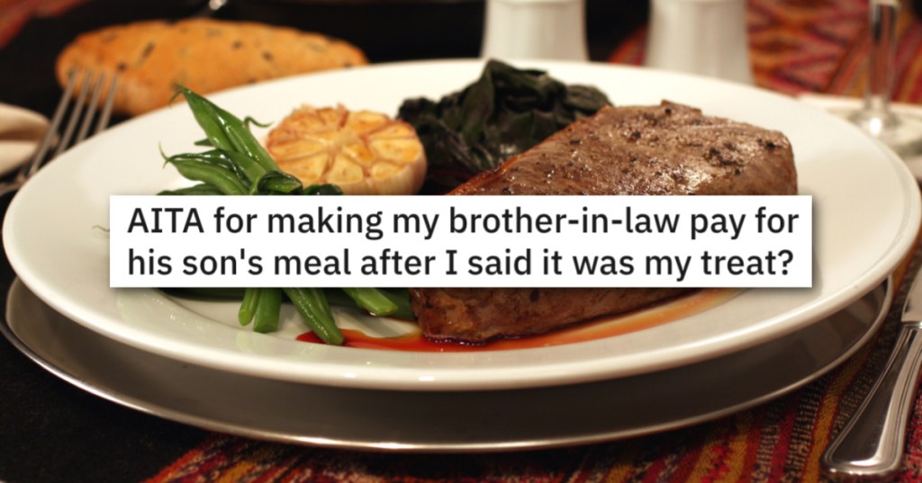 Aunt Agrees To Pay For Nephew's $190 Steak, But Only If He Finishes It. He Doesn't And His Dad Has To Pay Instead.
