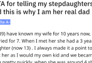 Loving Stepdad Has Had Enough With Bio Dad’s Bad Behavior. – ‘I’m the one who was in the ER with her until 1 am.’