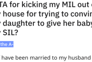 Woman’s Mother-In-Law Tries To Convince Her Teenage Daughter To Give Up Her Baby To A Family Member. It Does Not Go Well.