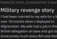 Military Veteran Waited Three Long Years To Get Revenge On The Army Sergeant Major Who Tried To Entice His Wife Into An Affair