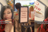 She Went to Chick-fil-A And Realized Something Awkward: It Was Daddy/Daughter Date Night